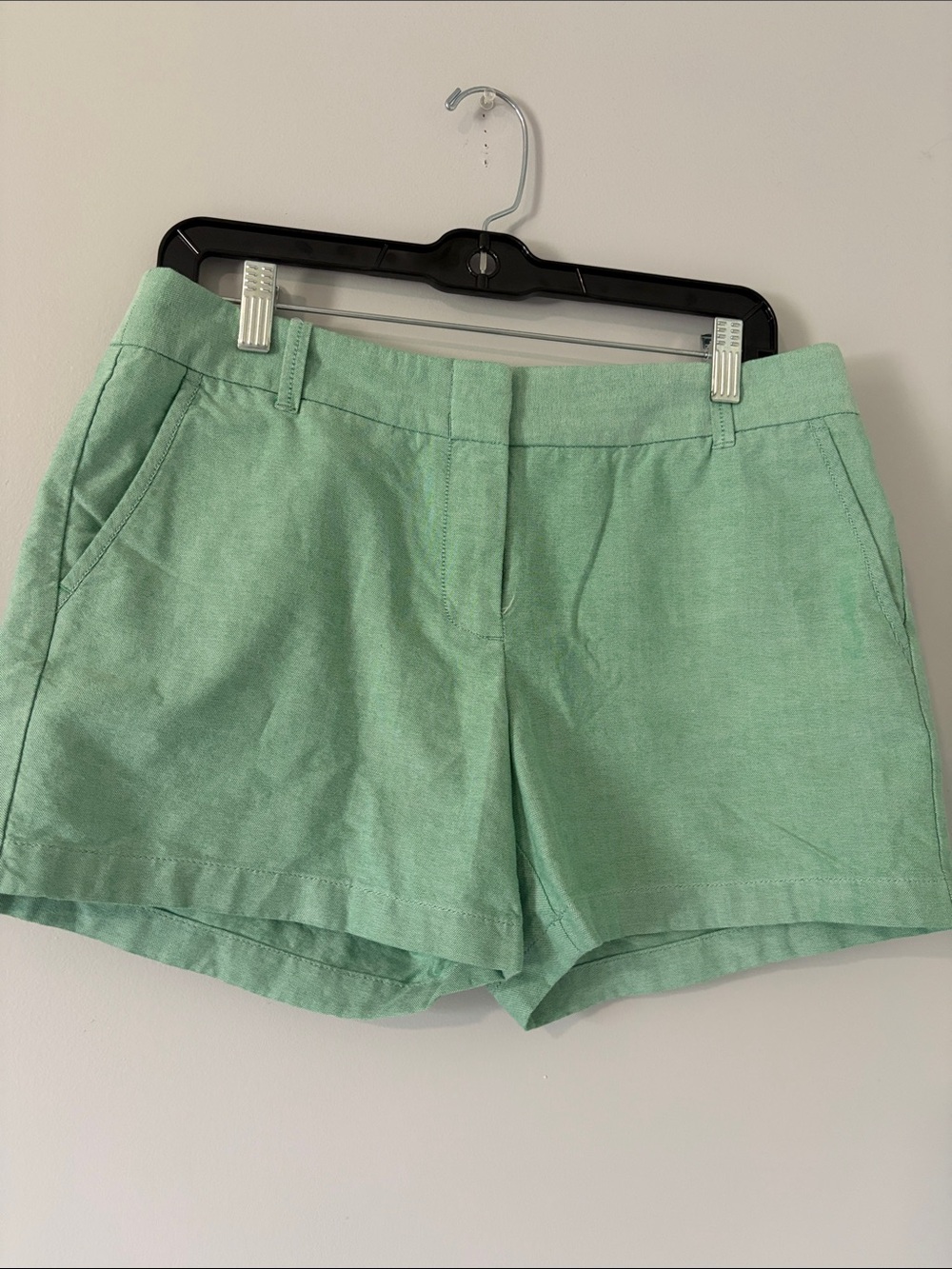 J. Crew Mint Green Tailored Bermuda Shorts